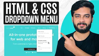 How to Create a Dropdown Menu Using HTML and CSS | Quick & Easy