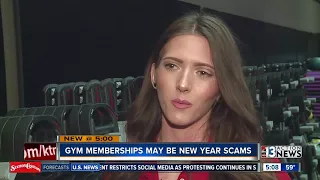 Gym memberships may be a scam