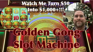 The (Golden) Gong Show - Big Win Bonuses and Huge Line Hits Power My Slot Bankroll Up Over $1,000+