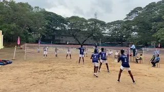 Ball badminton match SRM VS PARANGIPETTAI #ballbadminton