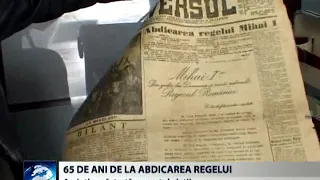 65 de ani de la abdicarea forțată a Regelui Mihai