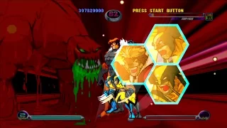 Marvel VS Capcom 2 - Wolverine/Bonerine/Sabretooth - Expert Difficulty Playthrough