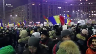 В Румынии протестовали против ослабления борьбы с коррупцией