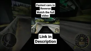 Fastest Cars In Reverse NFS Most Wanted 2005 #nfs #shorts #nfsshorts #nfsmostwanted