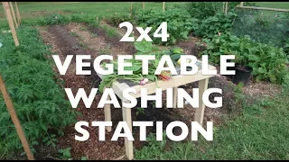 Vegetable Washing Station | Made From Two 2x4