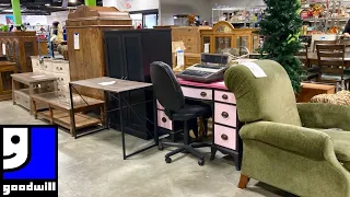 GOODWILL SHOP WITH ME FURNITURE SOFAS TABLES DECOR KITCHENWARE MEDIA SHOPPING STORE WALK THROUGH