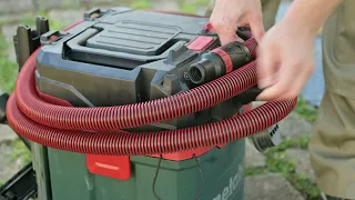 Compact all-purpose vacuum cleaner range with plug-in and battery operation by Metabo