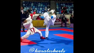 𝙊𝙈𝙂😱 𝙩𝙝𝙚 𝙨𝙥𝙚𝙚𝙙&𝙩𝙞𝙢𝙞𝙣𝙜 𝙤𝙛 ippon🔥💥#karate#karateshorts#karatekata#kumite