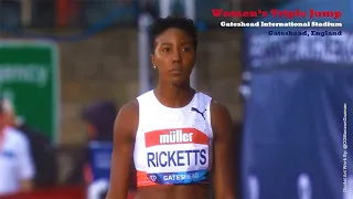 Women's Triple Jump.  Gateshead International Stadium, Gateshead, England.  May 23, 2021.