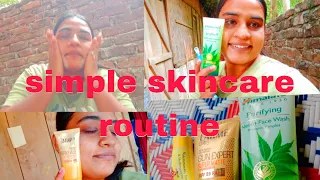 My Simple Morning Skincare Routine ll Using only two product ll