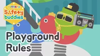 Playground Rules | Playtime safety | Ditomon Safety Songs | Safety song for kids