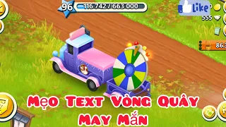 Hay Day | Hướng Dẫn Text Vòng quay may mắn không mất Kim Cương game hayday #Shorts