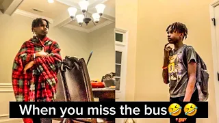 When you miss the bus😂🤣