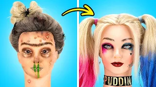 CRAZY DOLL MAKEOVER 😱 Best Doll Crafts