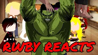 RWBY Reacts To Superman Vs Hulk Animation (Part 3/3) - Taming The Beast ||