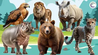 Love Life: Hippo, Lion, Bear, Rhinoceros, Leopard - Animal Sounds