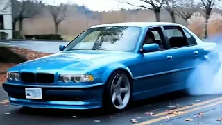 BMW E38 740i DRIFT & BURNOUT "Compilation For Patient"