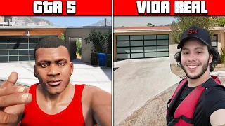 FUI NA CASA DO FRANKLIN NA VIDA REAL!! (Vlog los angeles)