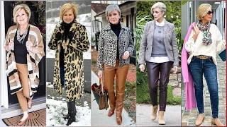 winter professional outfits For Women Over 50 | classic winter outfits | Shein Vintage Clothing 2023