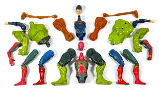 Assamble Avengers Toys Spider-Man vs Hulk Smash vs Siren Head vs Superman Superhero Story