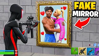 Using SECRET Mirror to EXPOSE my Girlfriend! (Fortnite)