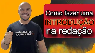 Como fazer uma introdução na redação