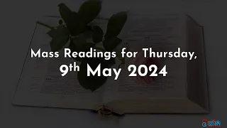 Catholic Mass Readings in English - May 9, 2024