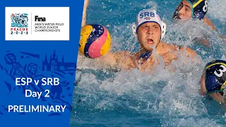 Re-LIVE | ESP v SRB - Day 2 - FINA World Men's Junior Water Polo Championships 2021