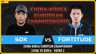 WC3 - [HU] Sok vs Fortitude [HU] - Playday 8 - China-Korea-European Championship