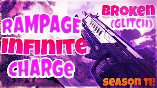 Rampage Glitch + Sentinel! Easy infinite charges!  (Season 11) |  Apex Legends