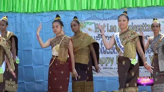 Lao Dancers 1 | Welcome to New Lao | Lao New Year 2023 |   Wat Lao Phosiesattanak  2023