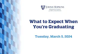 What To Expect When You're Graduating 2024!