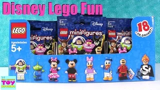 Disney Lego Minifigures Full Set Box Opening Unboxing 71012 Toy Review | PSToyReviews