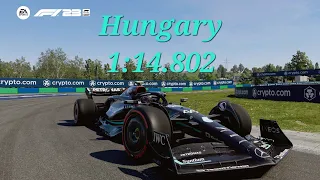 F1 23 Hungary Hungaroring Time Trial Hot Lap (1:14.802) + Setup #F123 #F1Game #Formula1