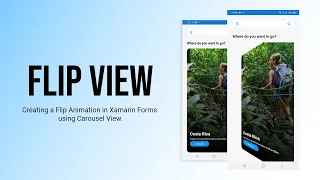 Implementing Flip Animation in Xamarin.Forms | Using Xamarin.Forms CarouselView.