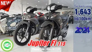 XE & XE | Cập nhật giá xe Yamaha Jupiter 115 Fi tháng 3.2024 - Đen nhám | Xám nhám