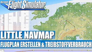 Little Navmap - Flugplan erstellen & Treibstoffberechnung ★ Microsoft FLIGHT SIMULATOR deutsch