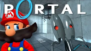 Mario Plays: Portal