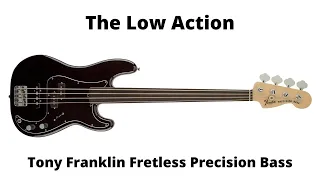 Low Action - Fender Tony Franklin Signature Fretless Precision Bass