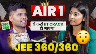 AIR 1 Detailed strategy to Crack JEE in 1 year🔥Secrets Revealed by ​⁠​⁠@acadboost-kalpitveerwal✅