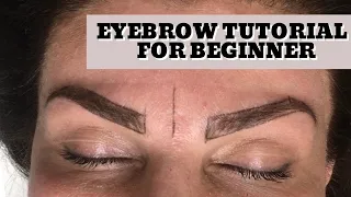 EYEBROW TUTORIAL FOR BEGINNERS ( microblading )