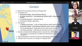 Webinar: The outcome of Kenya's 2022 Presidential Elections