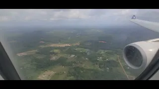 Landing in the french Amazon (Cayenne)