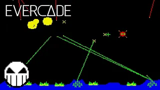 Missile Command (Evercade - Atari Arcade 1) Gameplay