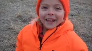 Savannah's first deer hunt.  "Dad, is this normal, I'm not cold, I'm just shaking"