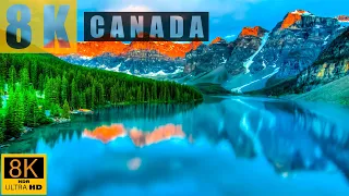 CANADA in 8K ULTRA HD HDR for 8K HDR TV - The Great White North with Relaxing Piano Music