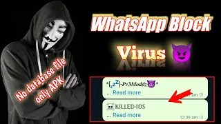 How to make WhatsApp virus 😈 !! Antivirus whatsapp apk 2023