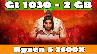 Тест производительности Far Cry 6 | GT 1030 + Ryzen 5 3600