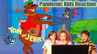 Tom and Jerry - Down Beat Bear | Indonesian Kids Reaction | Subtitles