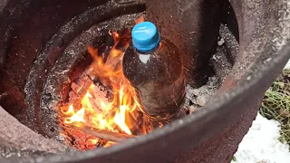 Можно ли вскипятить воду в пластиковой бутылке(проверка)